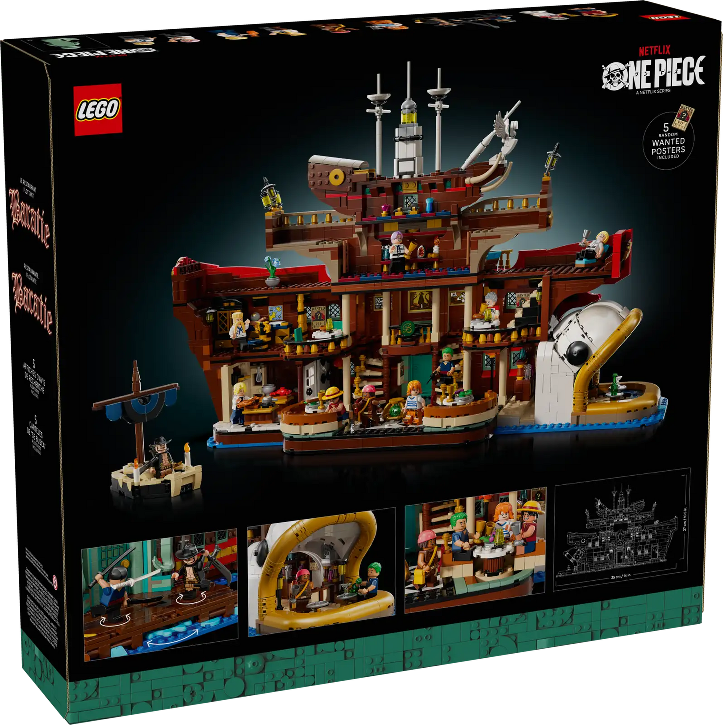 75640 LEGO ONE PIECE 75640 Baratie, il ristorante galleggiante
