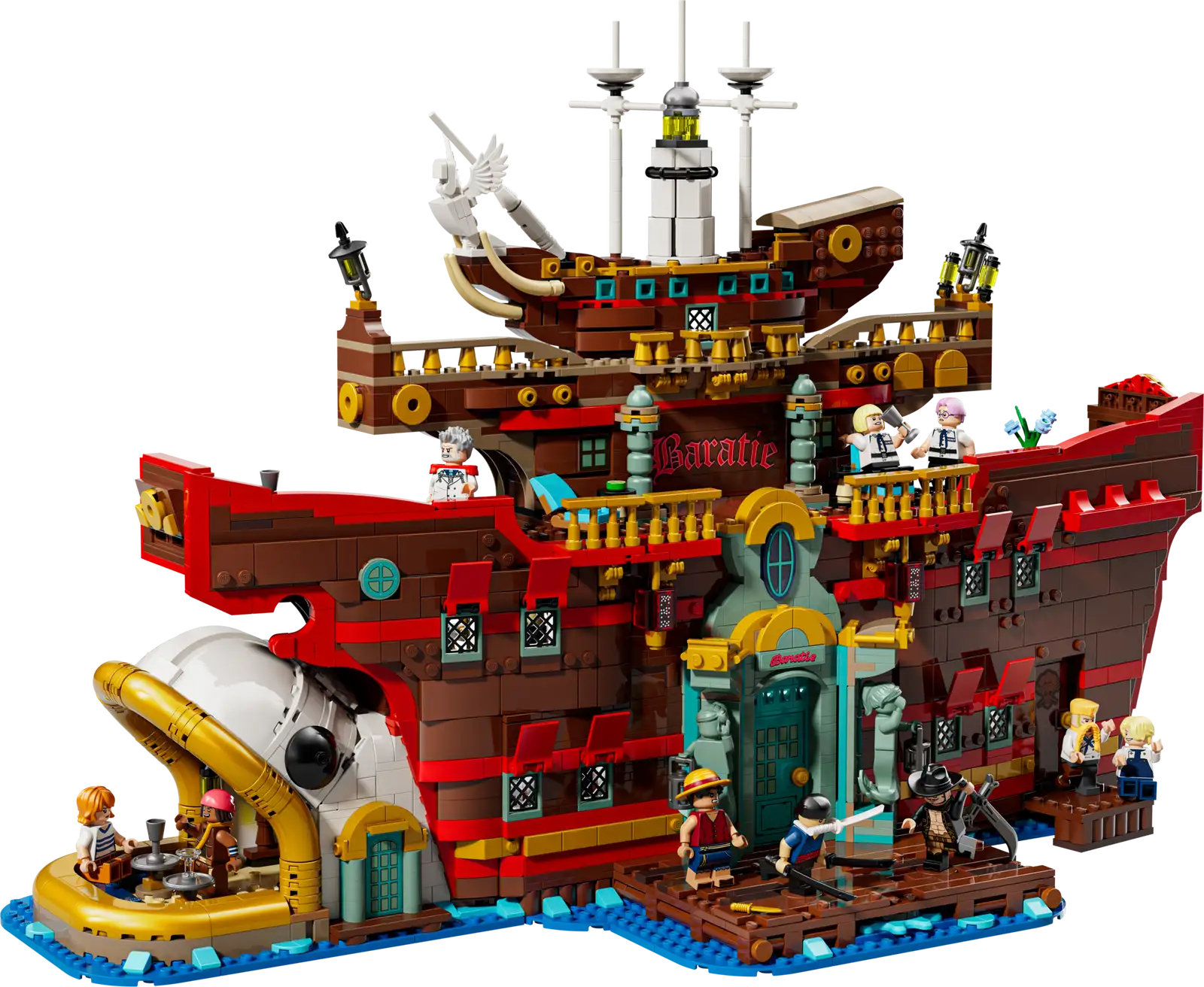75640 LEGO ONE PIECE 75640 Baratie, il ristorante galleggiante