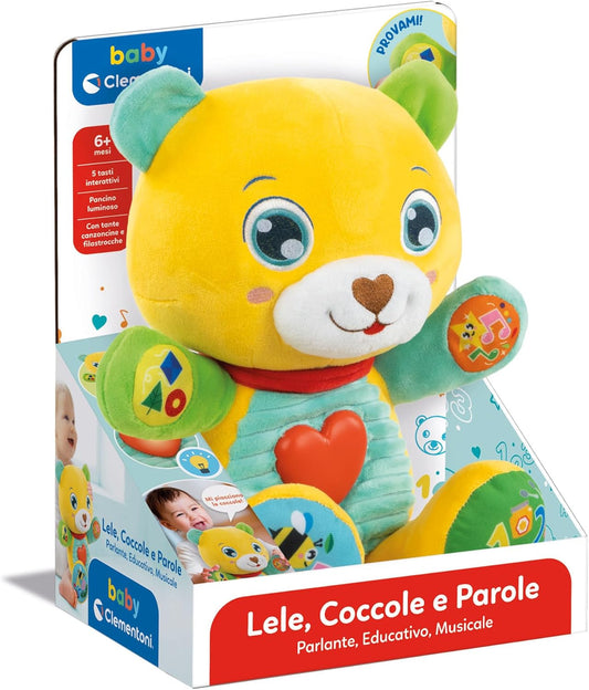 17965.7 Clementoni Baby Lele Coccole e Parole  Peluche Interattivo Parlante