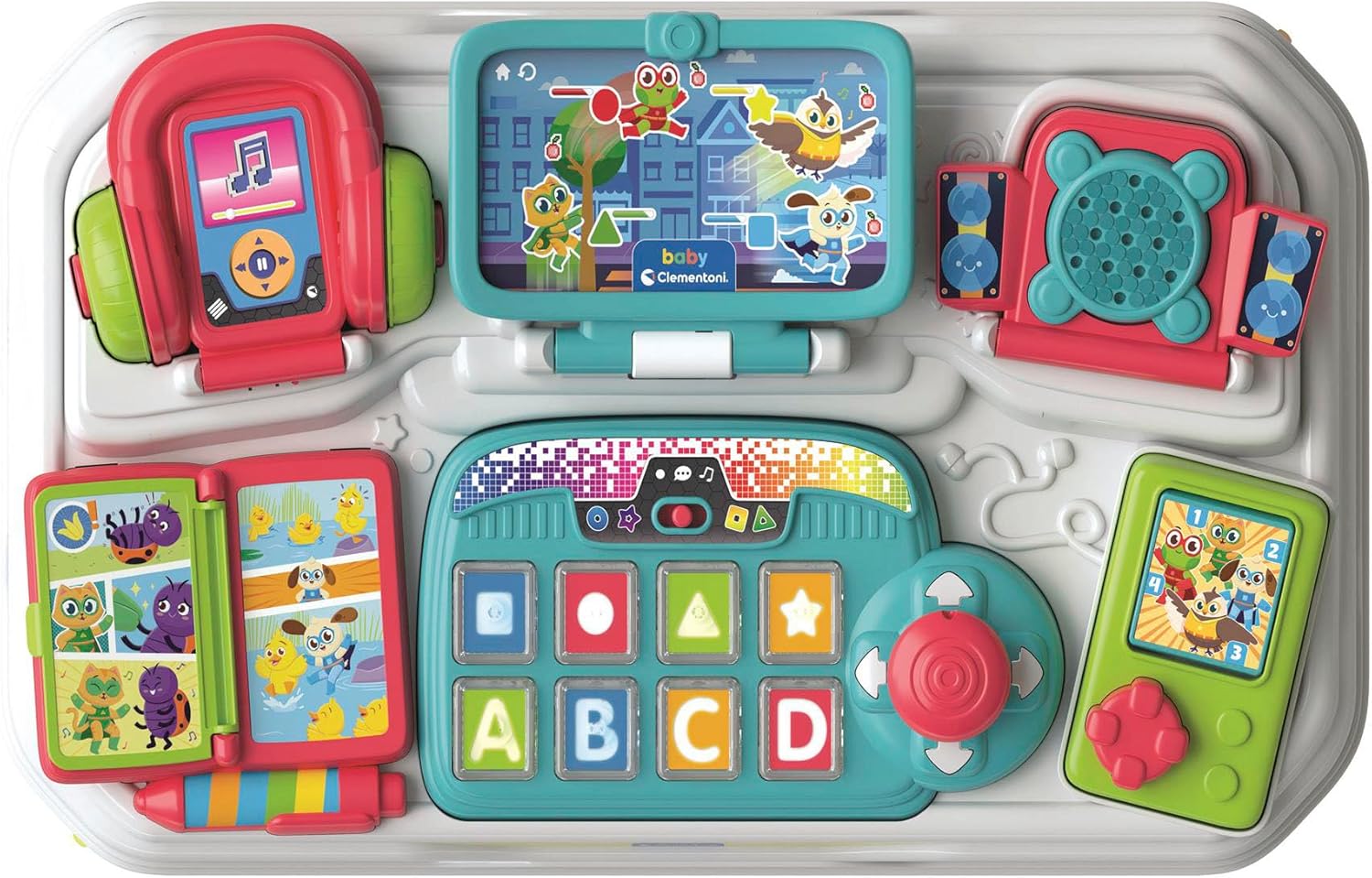 17547.5 Clementoni Tavolo Attività Baby Gamer  Postazione Gaming Interattiva