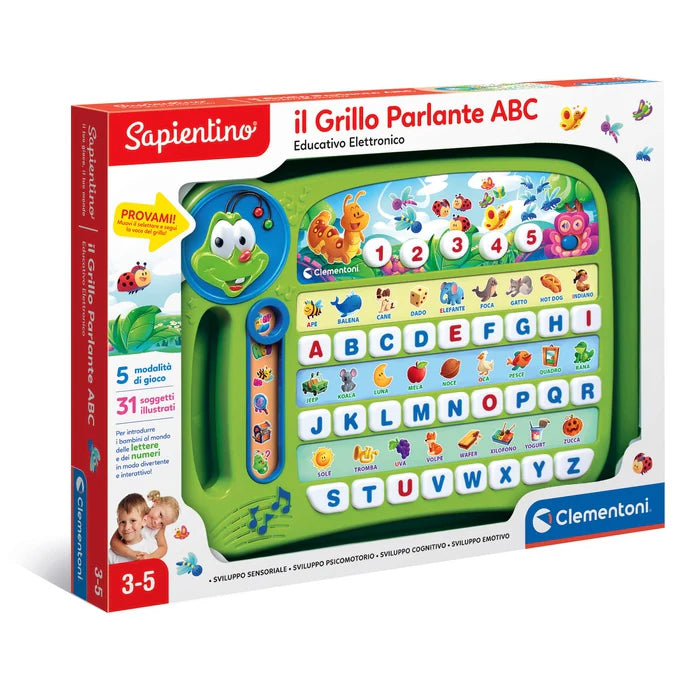 16801.9 Clementoni NUOVO GRILLO PARLANTE gioco educativo  3-6 Anni