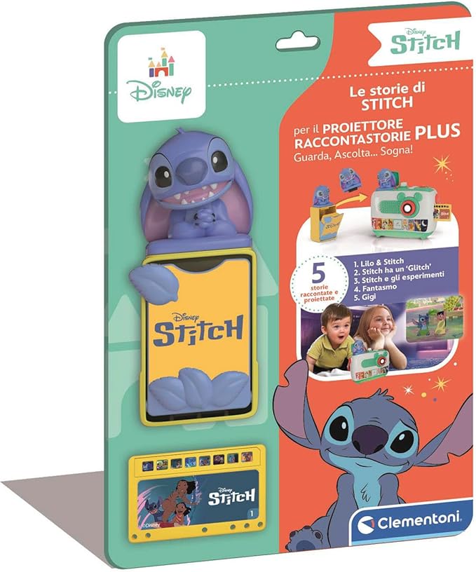 Clementoni  Cartuccia Raccontastorie Proiettore Stitch   Storyteller Projector