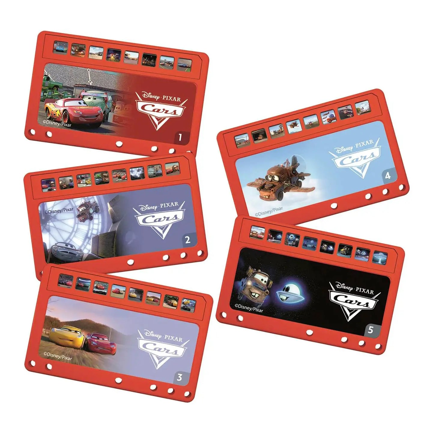 Clementoni Disney CarsSet 5 Storie Saetta McQueen per Proiettore Raccontastorie