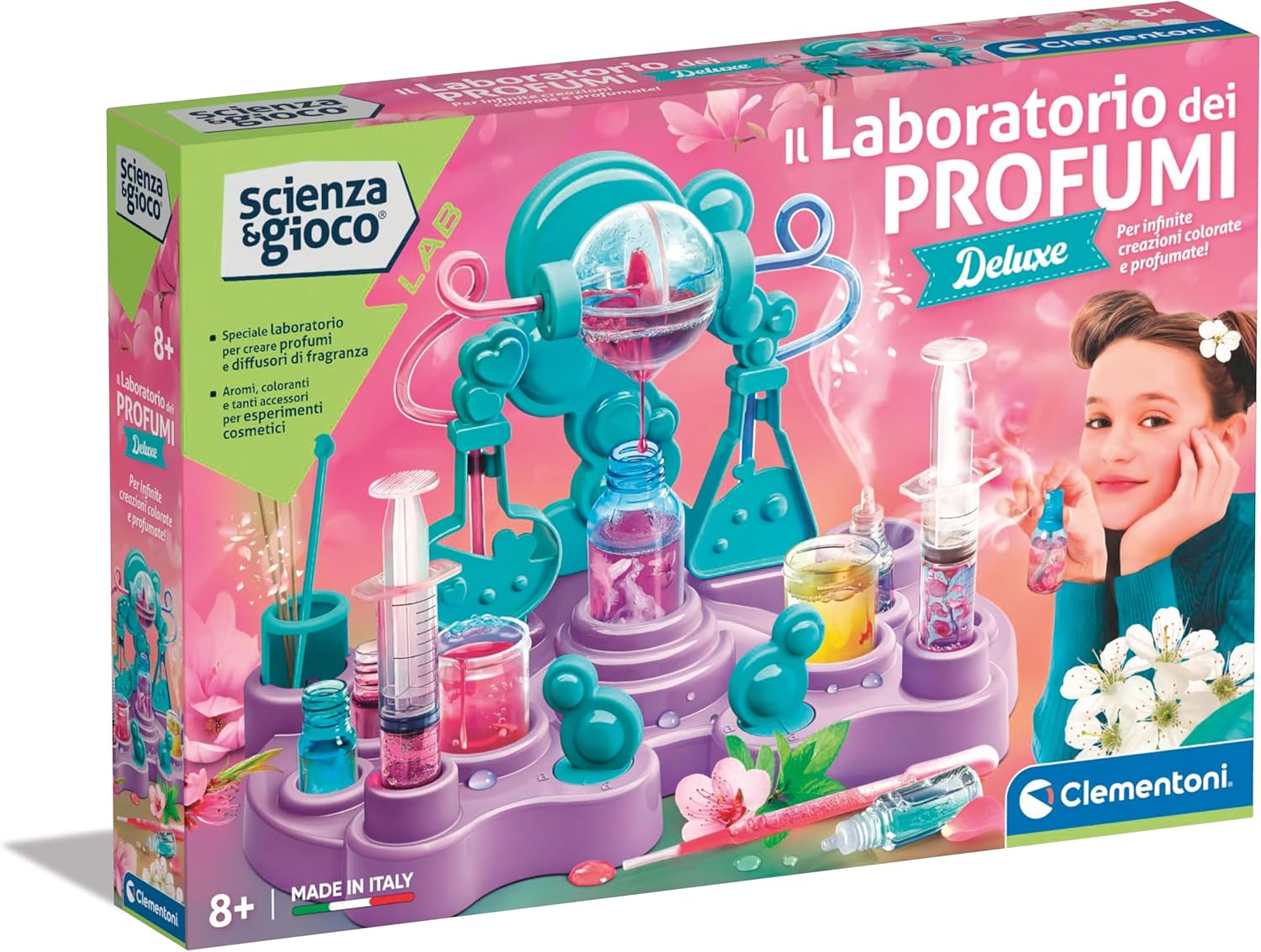 19382.0 Clementoni Scienza e Gioco  Il Laboratorio dei Profumi, Kit Scientifico