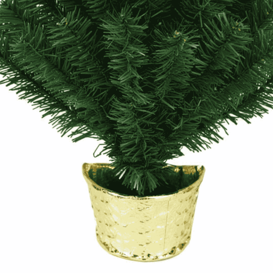 Albero di Natale da Muro 90 cm Vaso Albero Salvaspazio 108 Punte luci led 1 mt