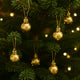 Box 24 Palline di Natale Oro Lucide 2,5 cm  Decorazioni Natalizie Eleganti SV25