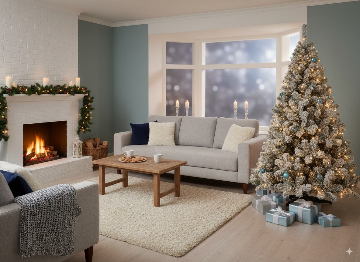Albero di Natale artificiale innevato eco 120 cm con 180 punte  03J40-ZM180PB