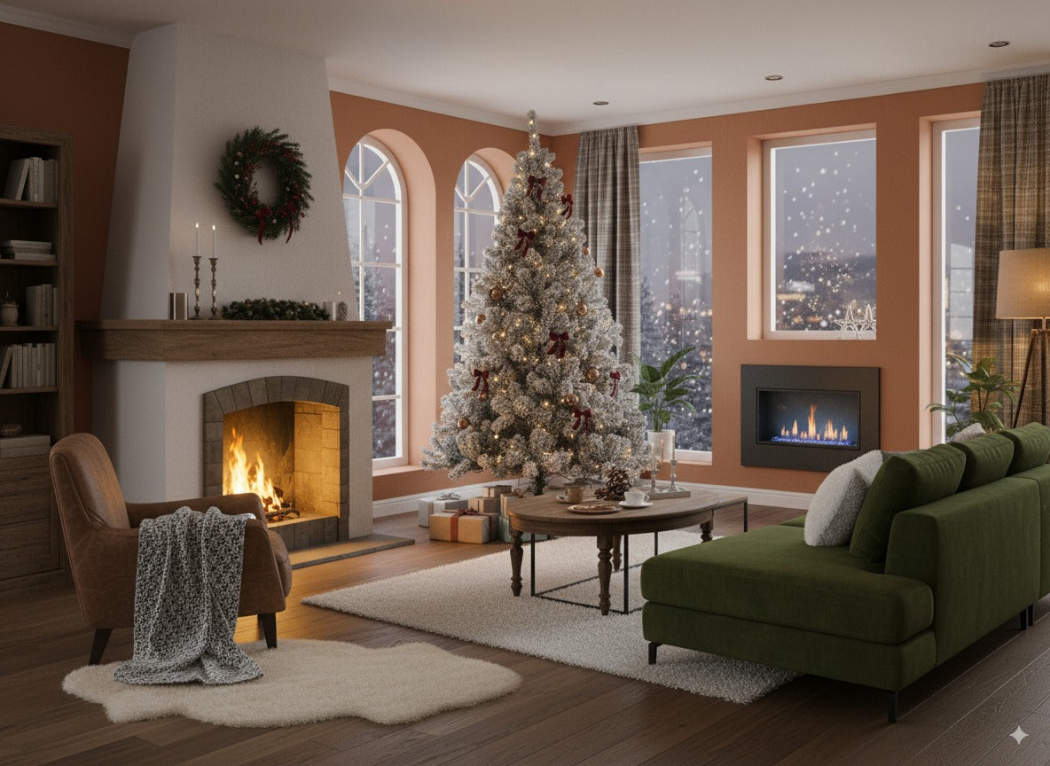 Albero di Natale innevato eco realistico 150 cm con 230 punte  03J50-ZM230PB