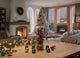 Set 32 palline di Natale 5 cm lucide verde, rosso e oro 3A32E043A32E04A/S05RDG