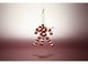 Bastoncini di Natale 9 cm Set 3 Pezzi Rosso e Bianco Glitter Decorazioni albero