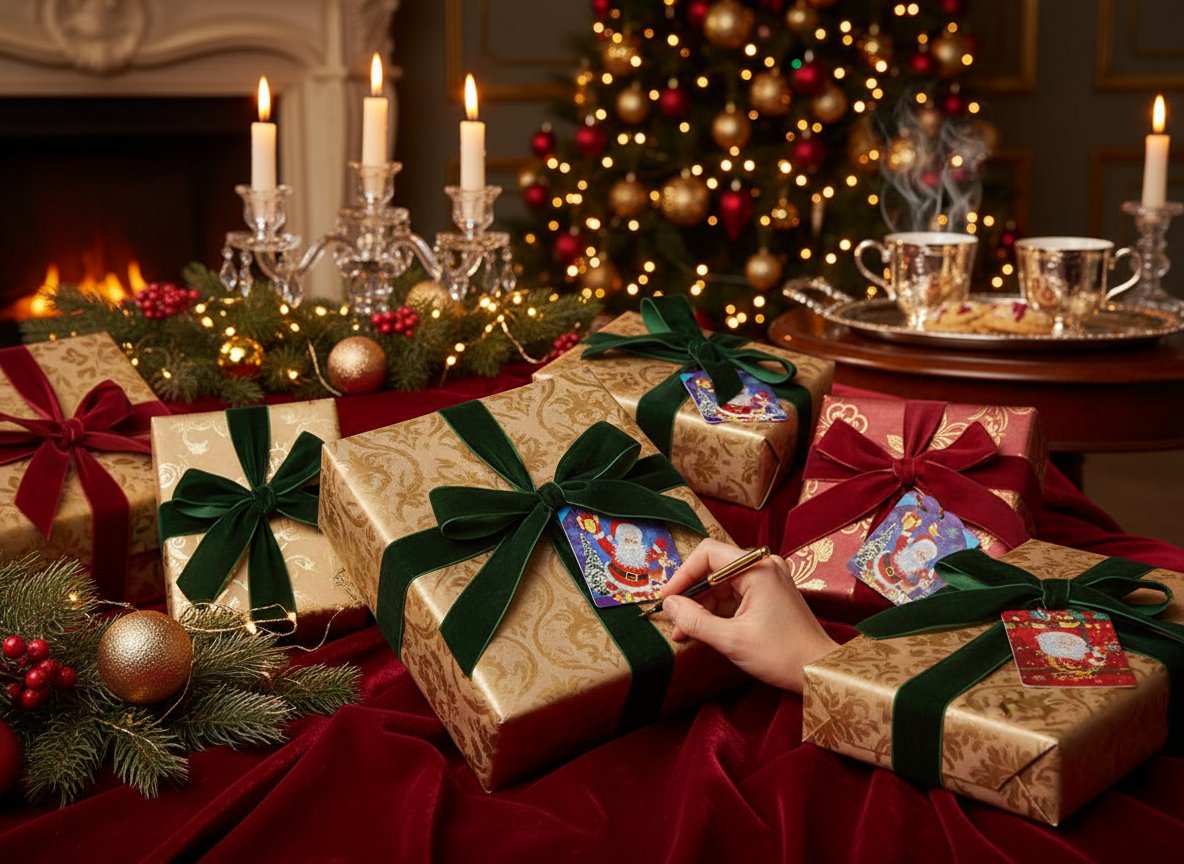 Biglietti Auguri Chiudipacco Natalizi Set 12 Pezzi Assortiti Decorazioni Natale