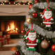 Appendino Babbo Natale Natalizio  addobbi Natalizi colore casuale  LJDS25-015ABC
