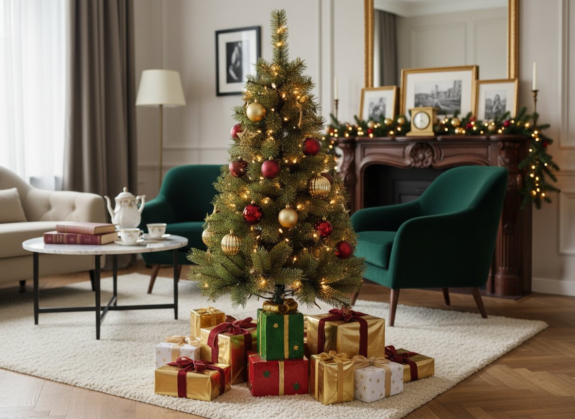 Base Albero di Natale Pacchi Regalo  Supporto Decorativo per Alberi fino a 180