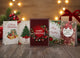 1Biglietto di Auguri Natalizio 3D 7x10,5 cm Cartolina di Natale  Modello casuale
