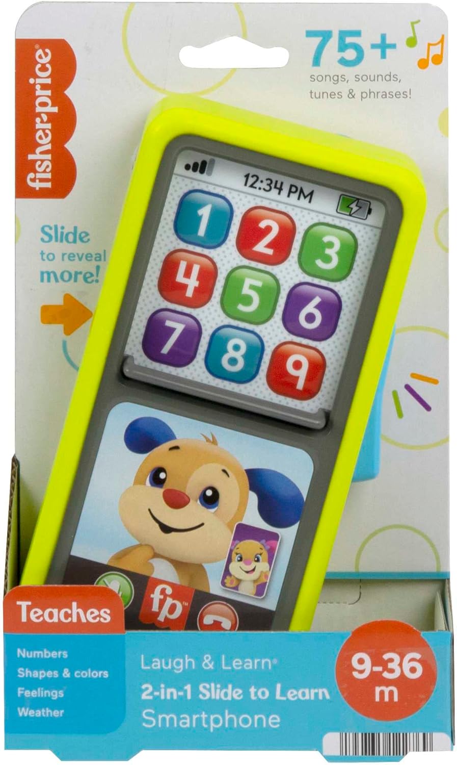 MAttel Fisher-Price Smartphone Scorri e Impara  Gioco Educativo Interattivo 6M+