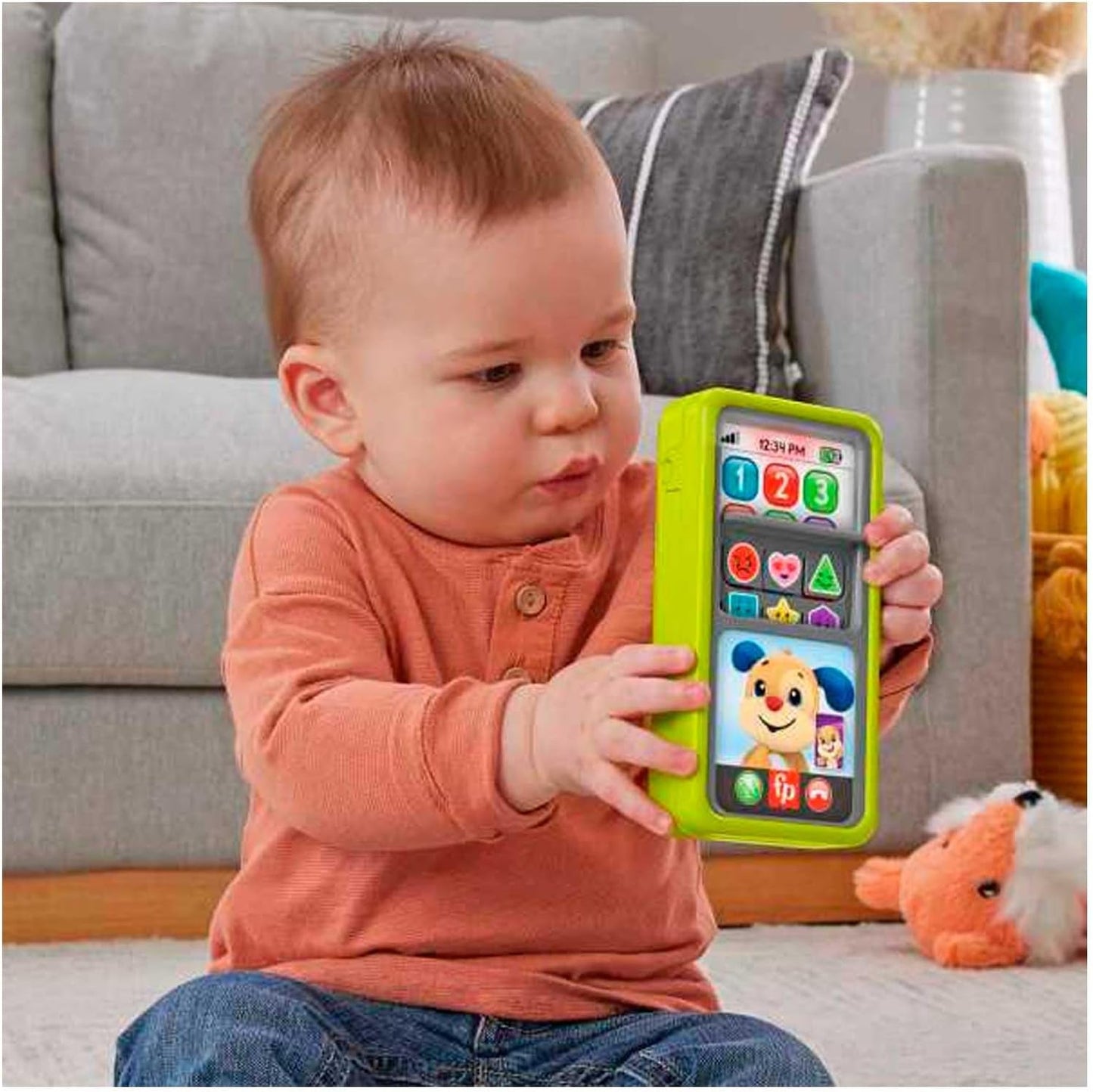 MAttel Fisher-Price Smartphone Scorri e Impara  Gioco Educativo Interattivo 6M+