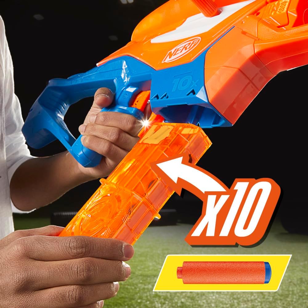 Hasbro NERF NSeries Pinpoint F8621EU4  Blaster BoltAction con 10+8 Dardi