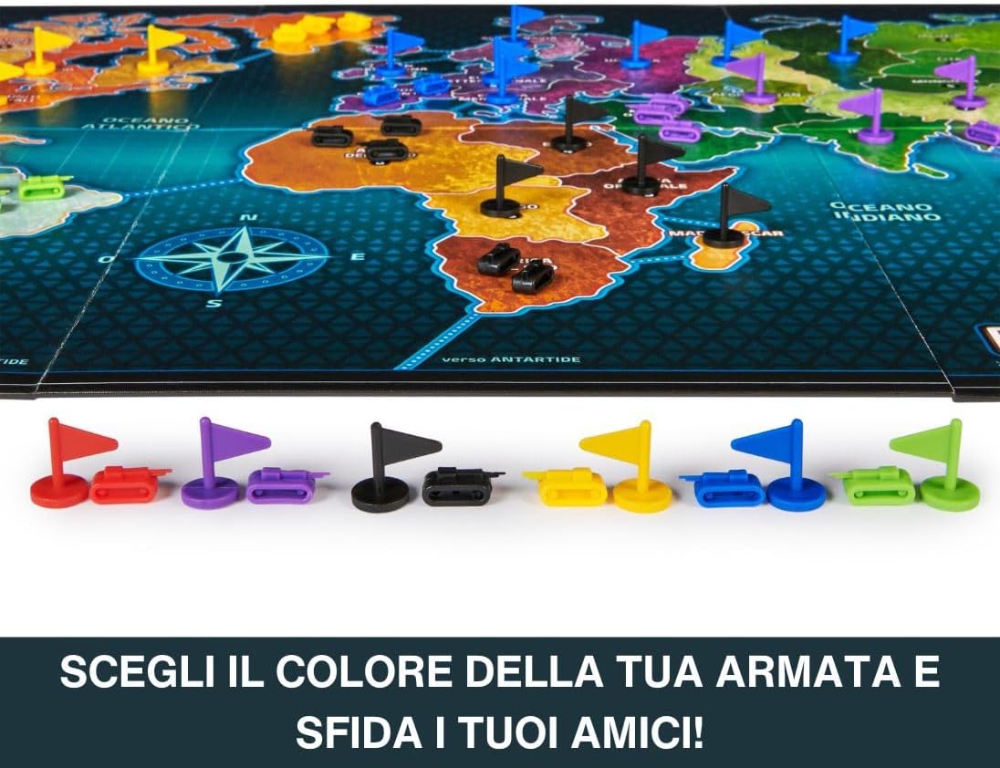 Editrice Giochi Risiko Classico Edizione 2023  Gioco da Tavolo di Strategia