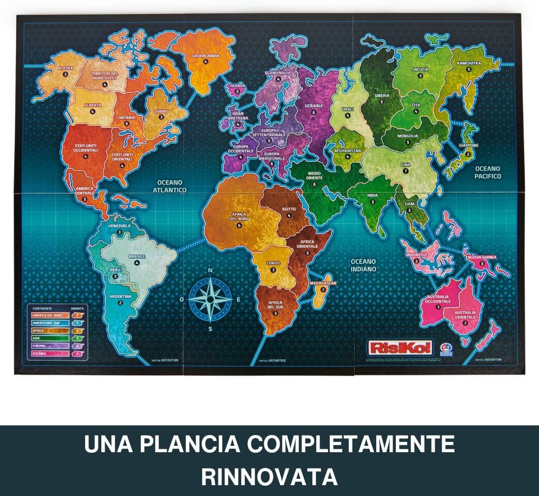 Editrice Giochi Risiko Classico Edizione 2023  Gioco da Tavolo di Strategia
