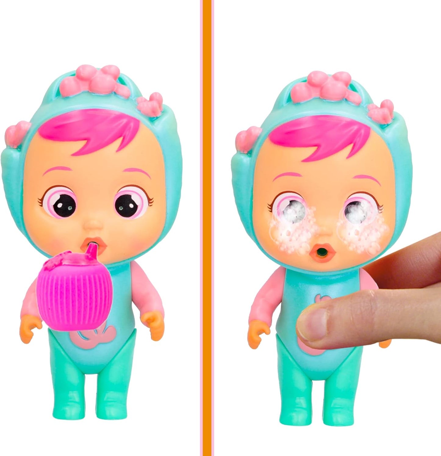 IMC Cry Babies Magic Tears Shiny Shells Mini Bambola che Piange Lacrime casuale