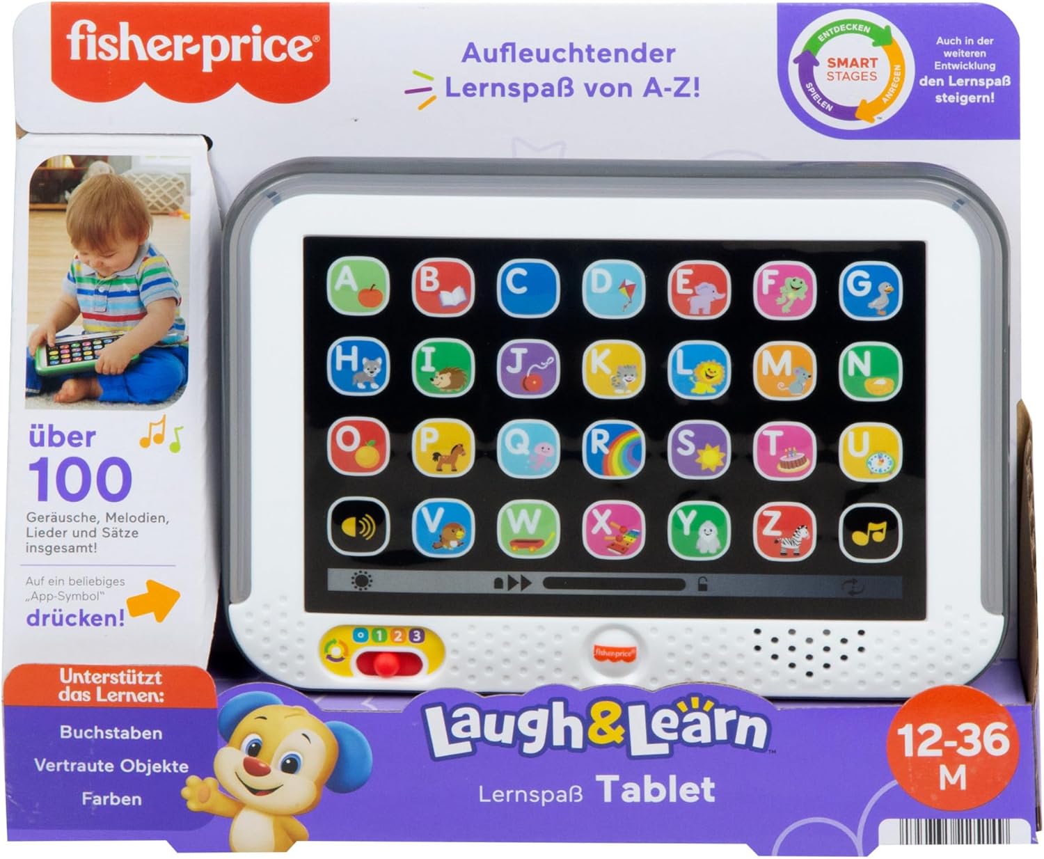 Mattel FisherPrice Assortito My First Tablet  Gioco Elettronico Educativo