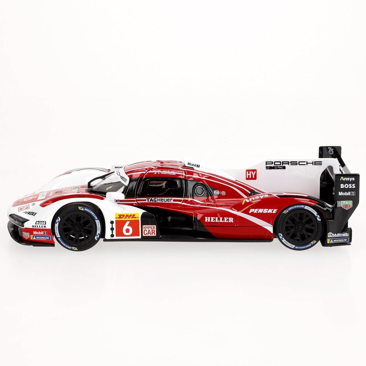 * 18-28042 Bburago Race  Porsche Penske 963 #6 1:24