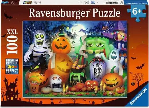04247  Ravensburger Puzzle XXL 100 Pezzi Divertimento spettrale