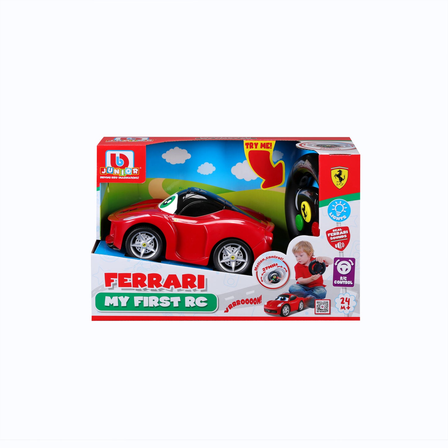 16-91002 Bburago Junior MY FIRST RC FERRARI  LaFerrari