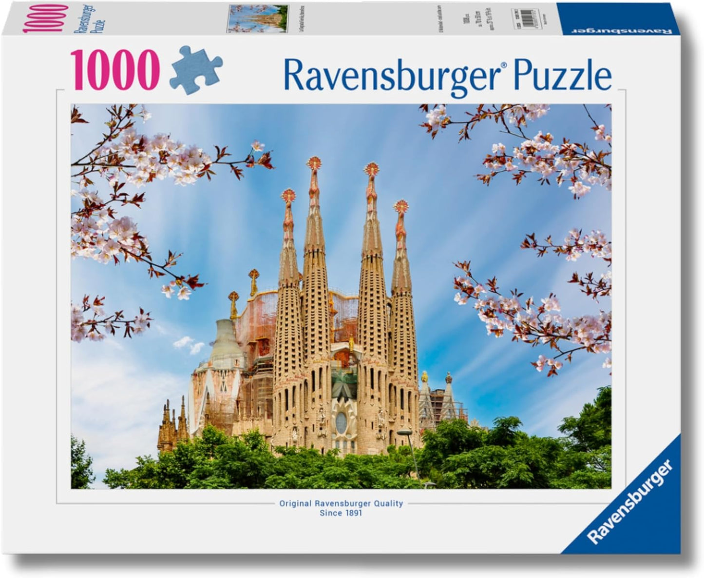 12001791 Ravensburger Puzzle Barcellona 1000 pezzi  Panorama città