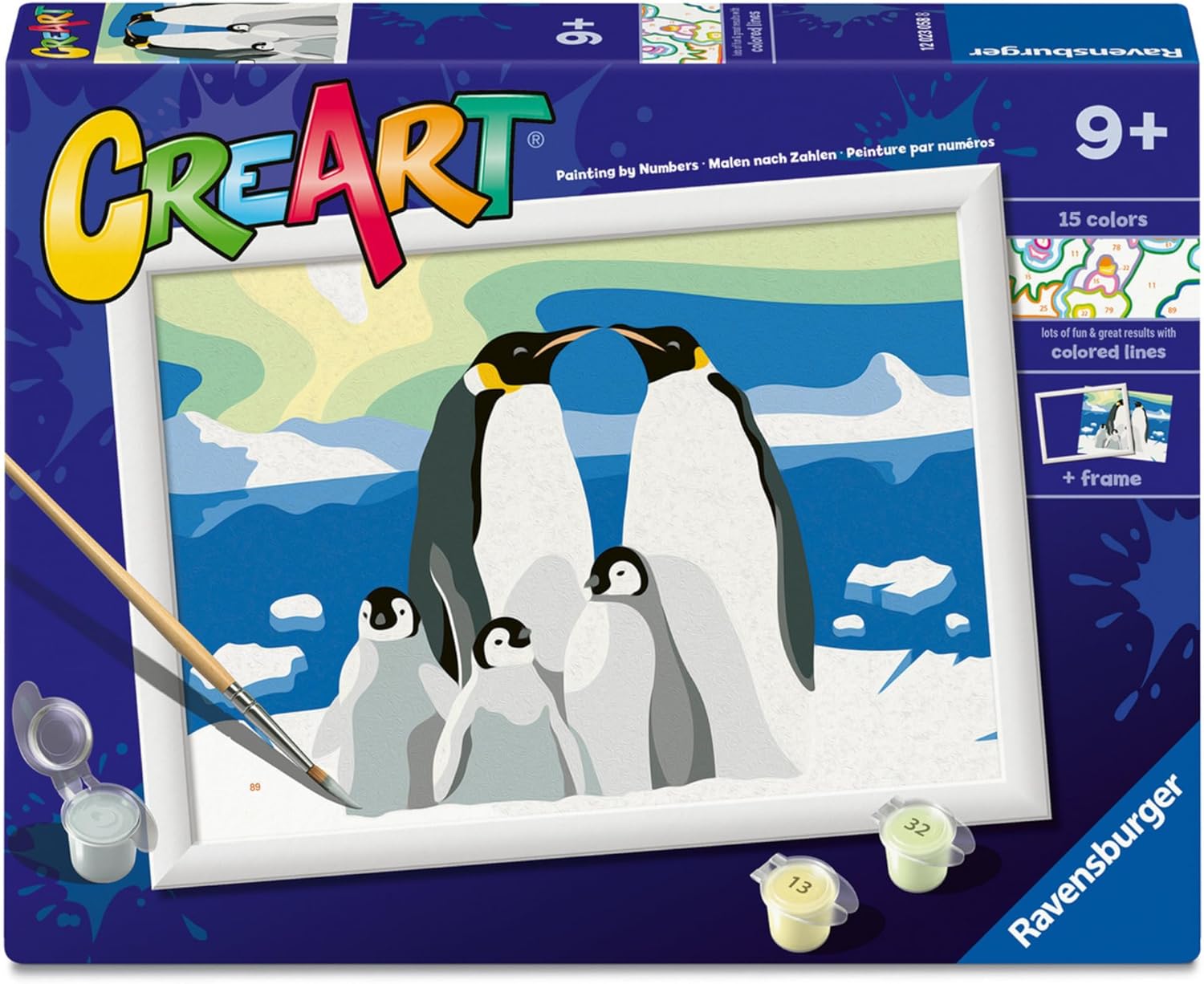 12023058 CreArt Serie D - La famiglia di pinguini - Ravensburger