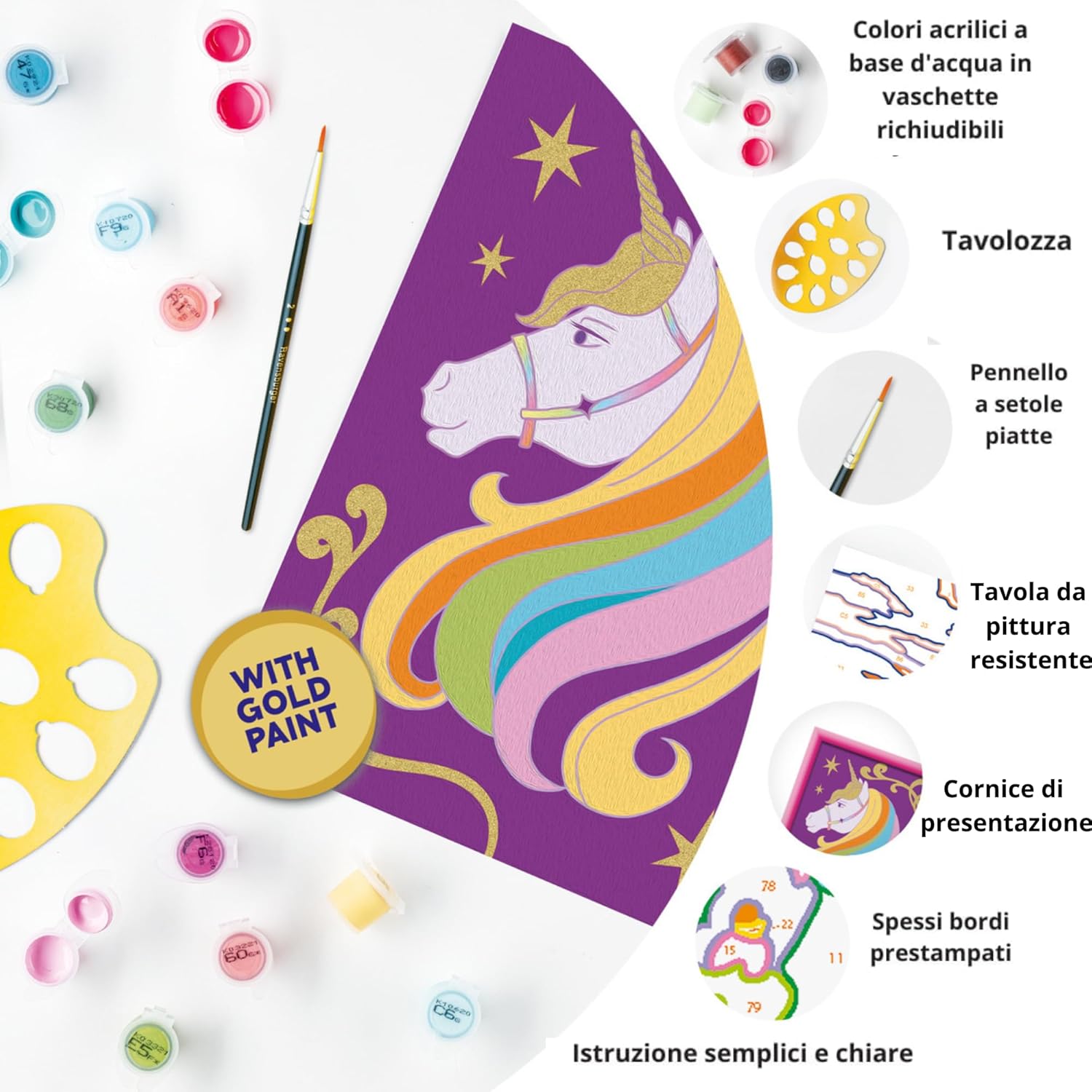 12023158 CreArt Serie E - Unicorno Stellato - Ravensburger