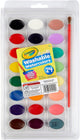 53-0524 Crayola I Lavabilissimi  Acquerelli Lavabili 24 Colori con Pennello 3+