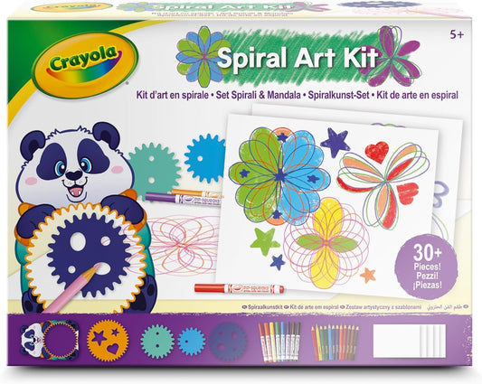 04-2948 CRAYOLA  Set Spirali e Mandala con Pennarelli Lavabili e Matite Colorate