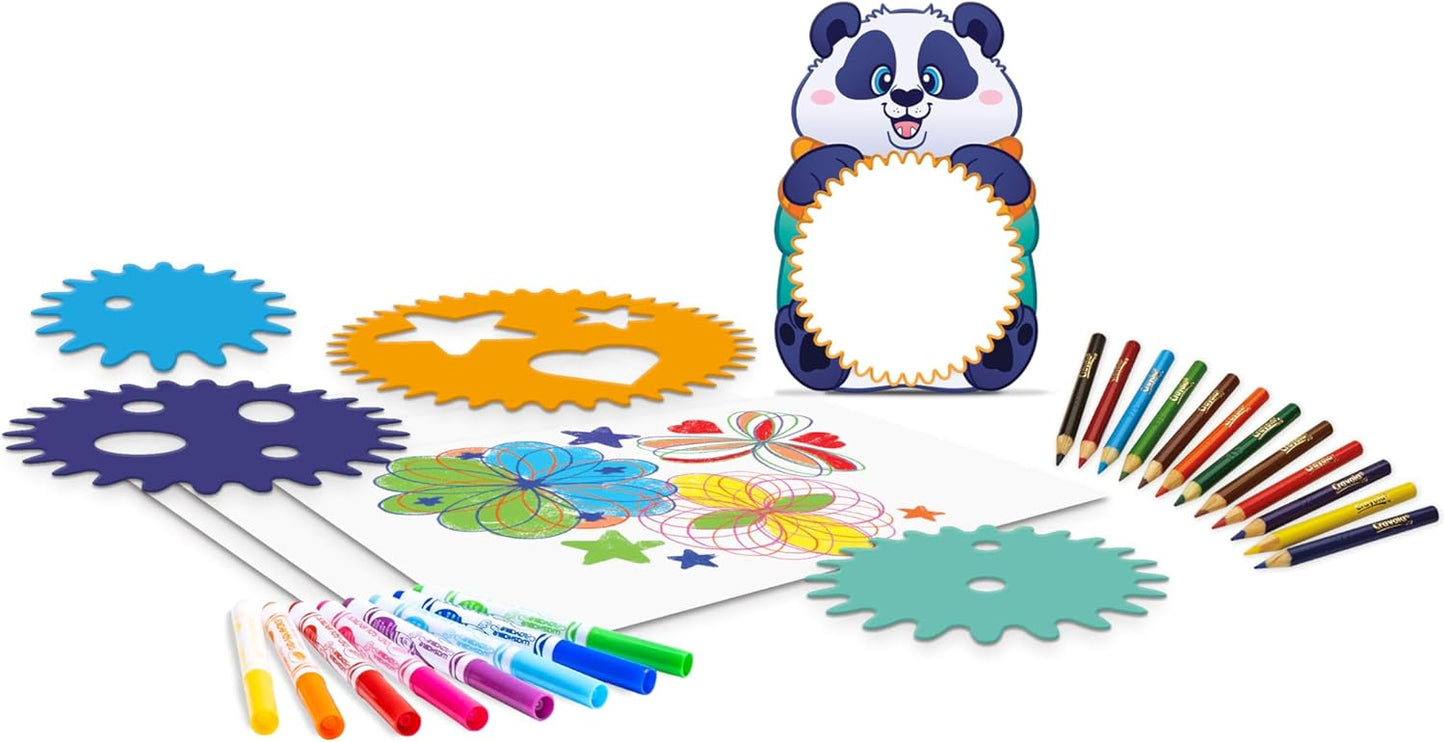 04-2948 CRAYOLA  Set Spirali e Mandala con Pennarelli Lavabili e Matite Colorate