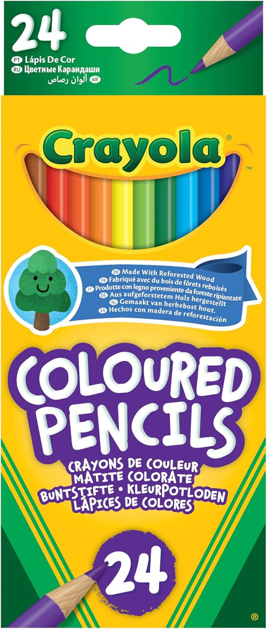 3624 CRAYOLA - Matite Colorate, 24 Colori Assortiti