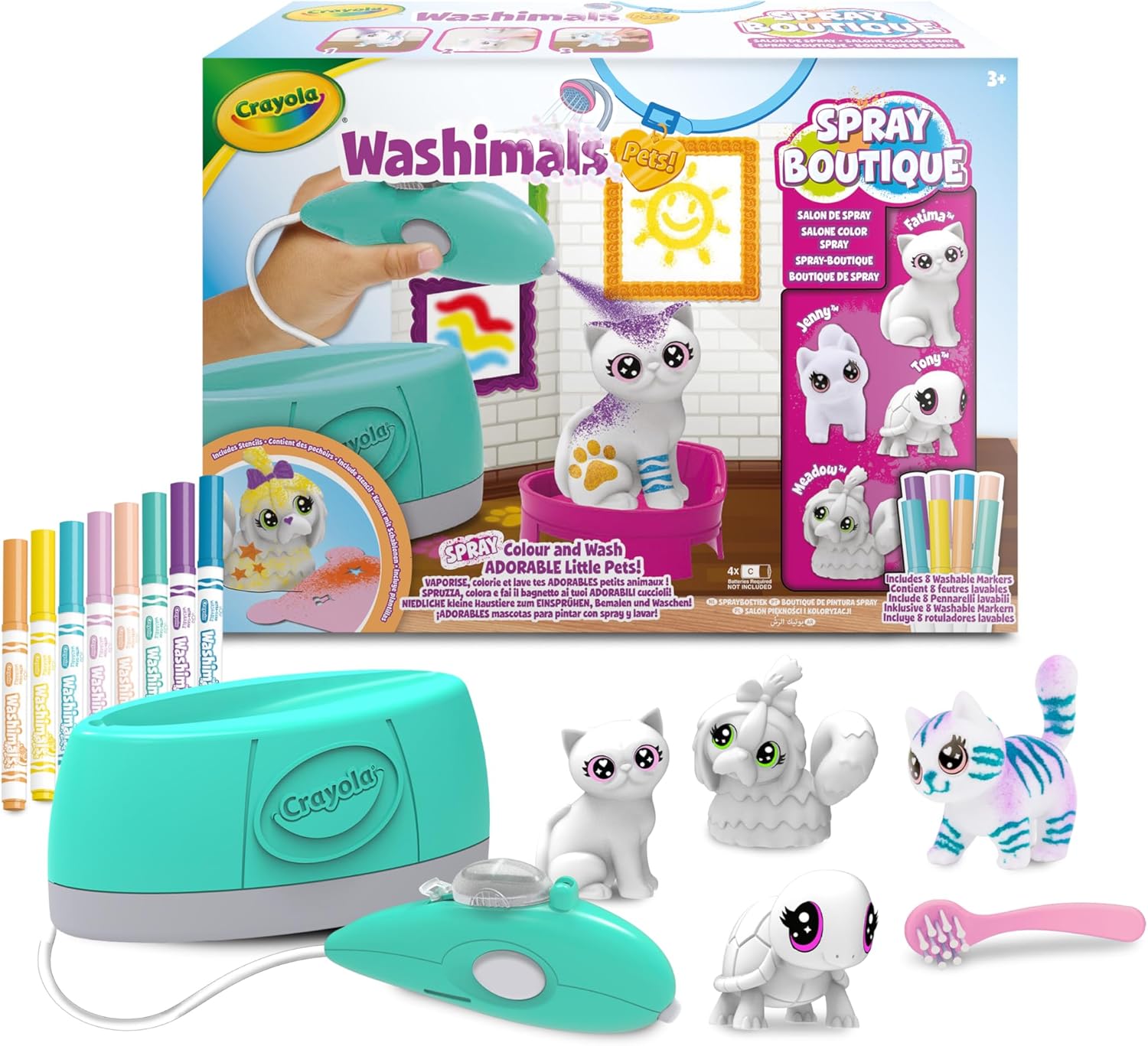 74-7517 CRAYOLA Wahimals Pets - Spray Boutique