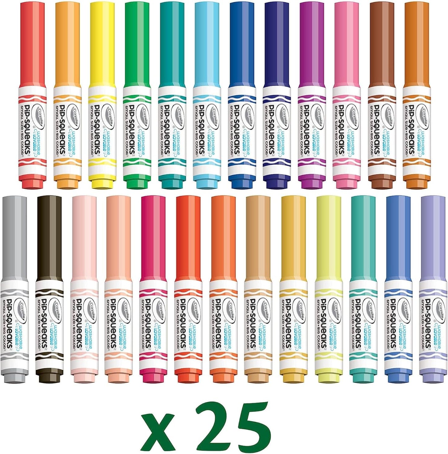04-5227CRAYOLA - Set Pennarelli Lavabili per Bambini, Valigetta 25 pezzi