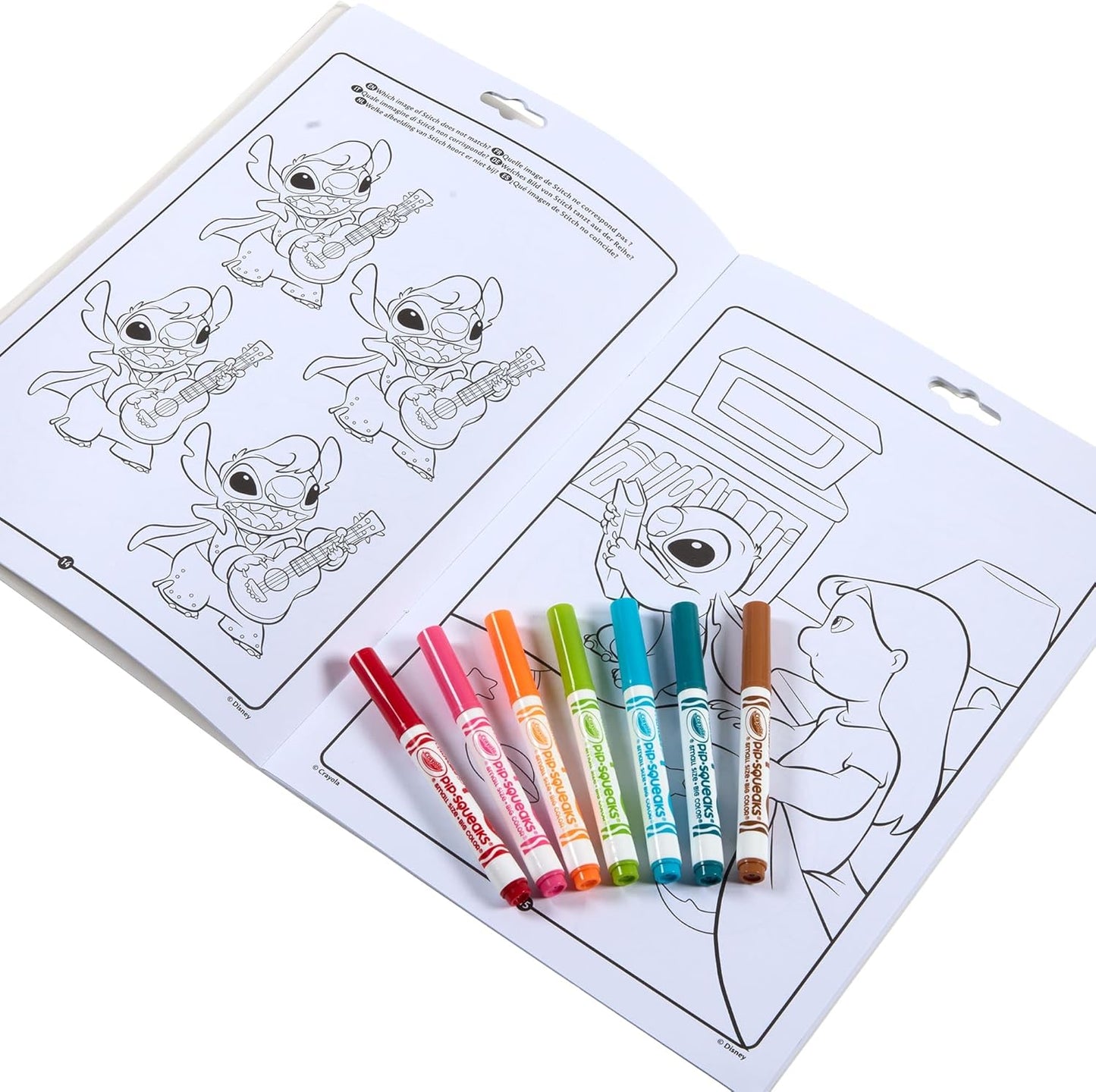 04-0865 Crayola Album da Colorare Attività Lilo & Stitch Pennarelli Lavabili