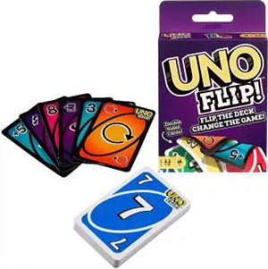 GDG37 UNO Flip Mattel Games Gioco di Carte con 112 Carte Fronte/Retro e  Special