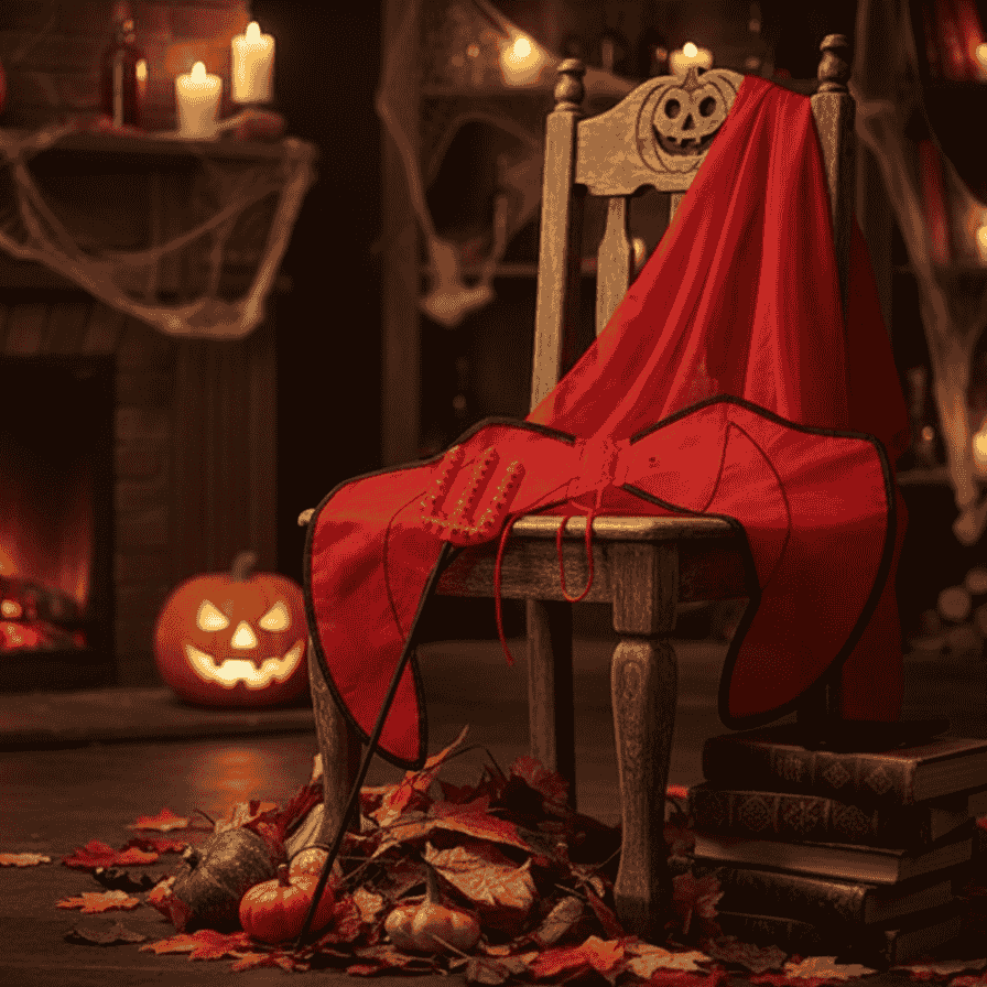 Ali con Cerchietto e Forcone Halloween  Set Costume Diavolo Rosso e Nero