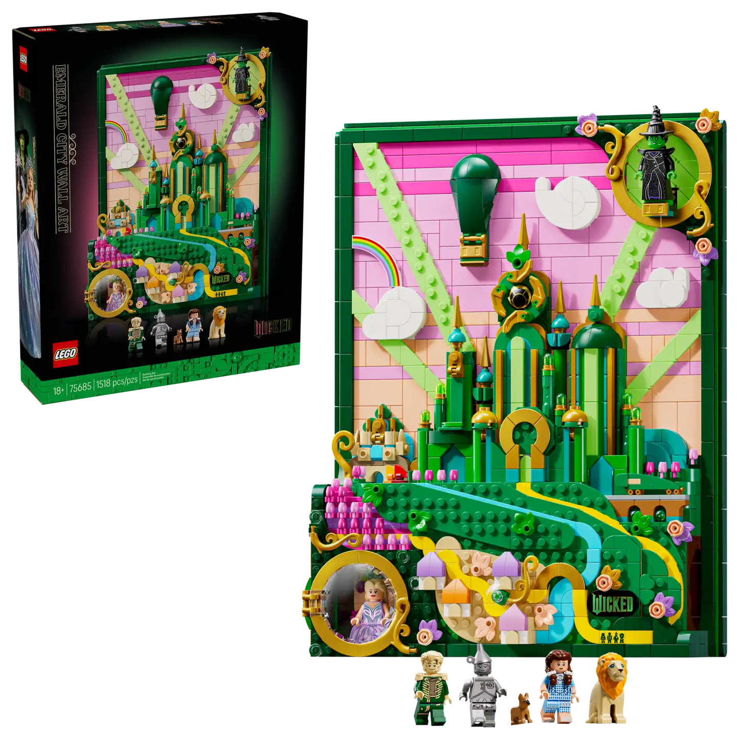 75685 Lego Wicked Wall Art Città di Smeraldo