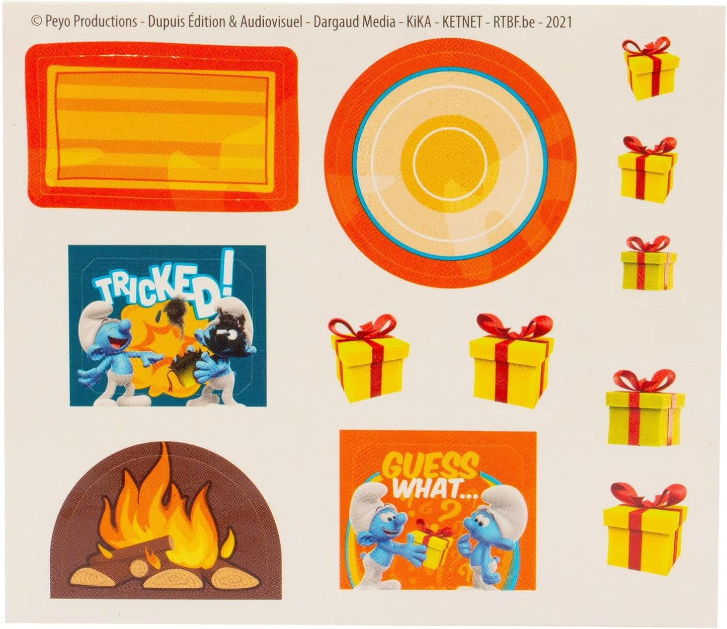 PUF20200  Giochi Preziosi Puffo Burlone con Casetta Tetto Arancione e Accessori