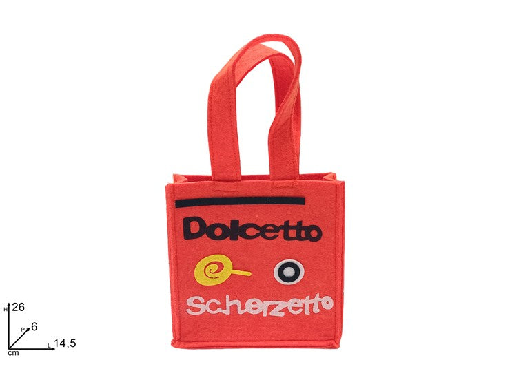 Borsetta in Feltro Dolcetto o Scherzetto GLD-20390  Halloween Bag