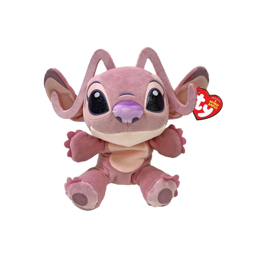 T44031  Ty Floppy Disney Lilo & Stitch  Angel Peluche Morbido 20 cm