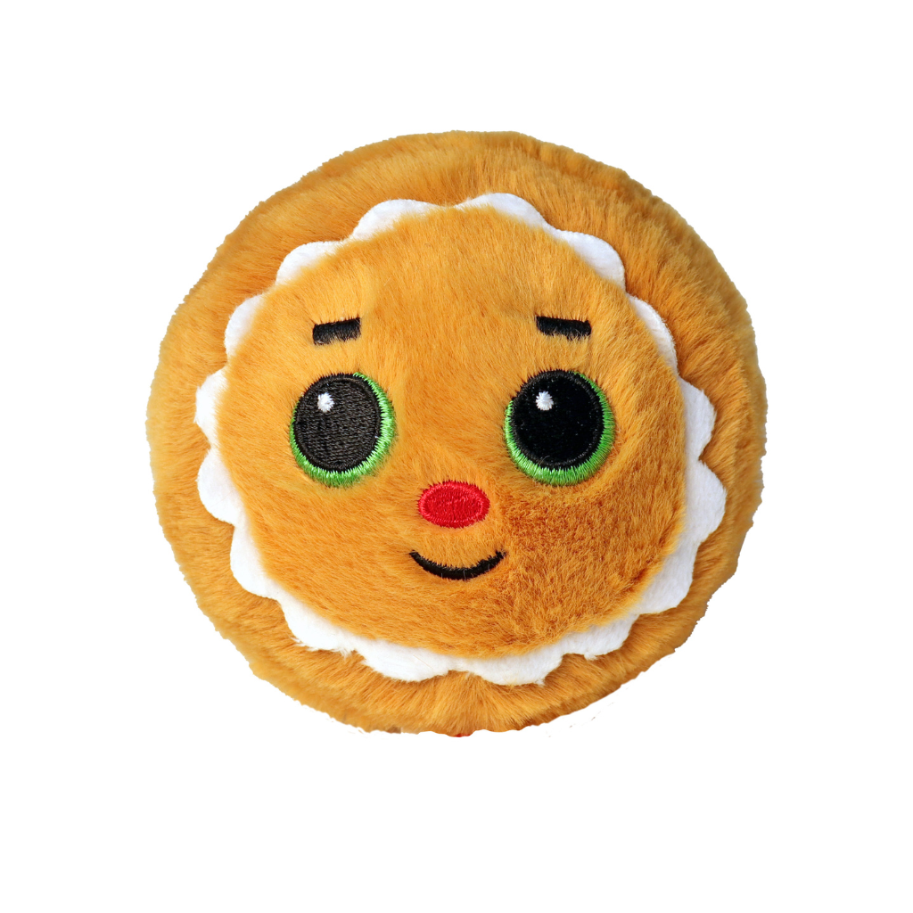T83077 TY Beanie Bouncers Cookie  Palla Rimbalzante Omino di Zenzero