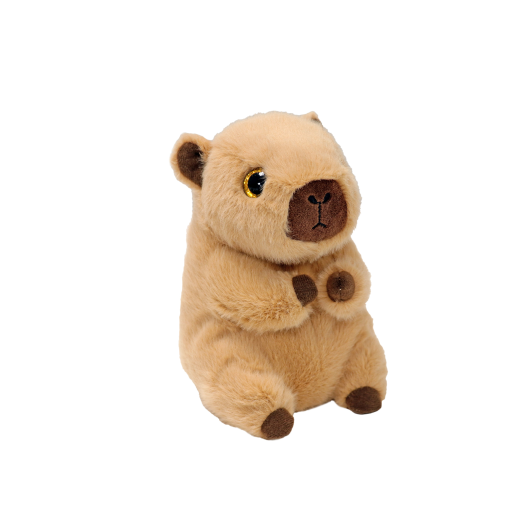 T37391  TY Special Beanie Babies Lara 20 cm  Peluche Capibara Beige