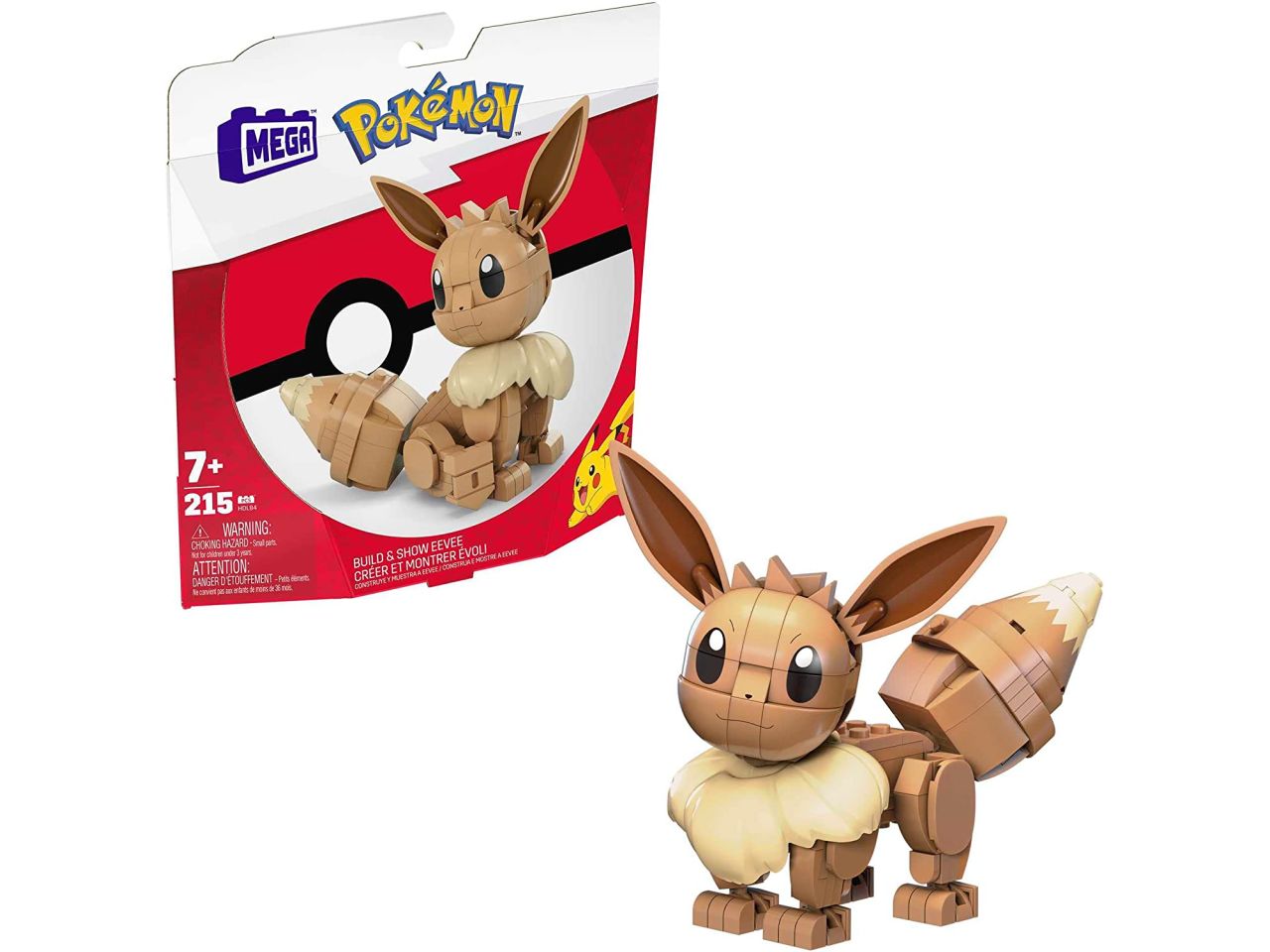 Mega Pokémon Eevee  Set da Costruzione 215 Pezzi da Collezione