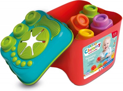 Clementoni Baby Clemmy Secchiello Sensoriale Blocchi Morbidi Tattili