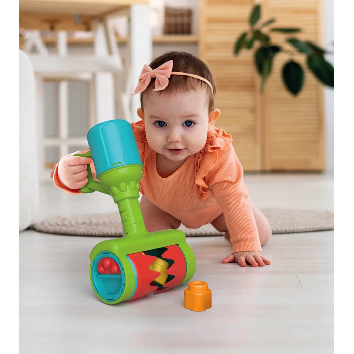 Clementoni Soft Clemmy Sensory Vacuum Roller Aspirapolvere Sensoriale con 6 Bloc