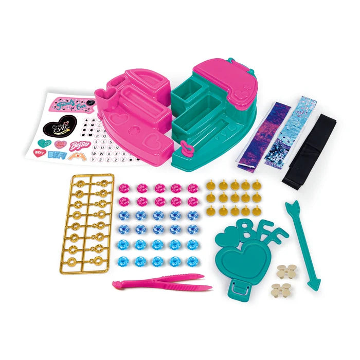 Clementoni CC_BFF JEWELS aboratorio per Creare Braccialetti e Gioielli dell amic